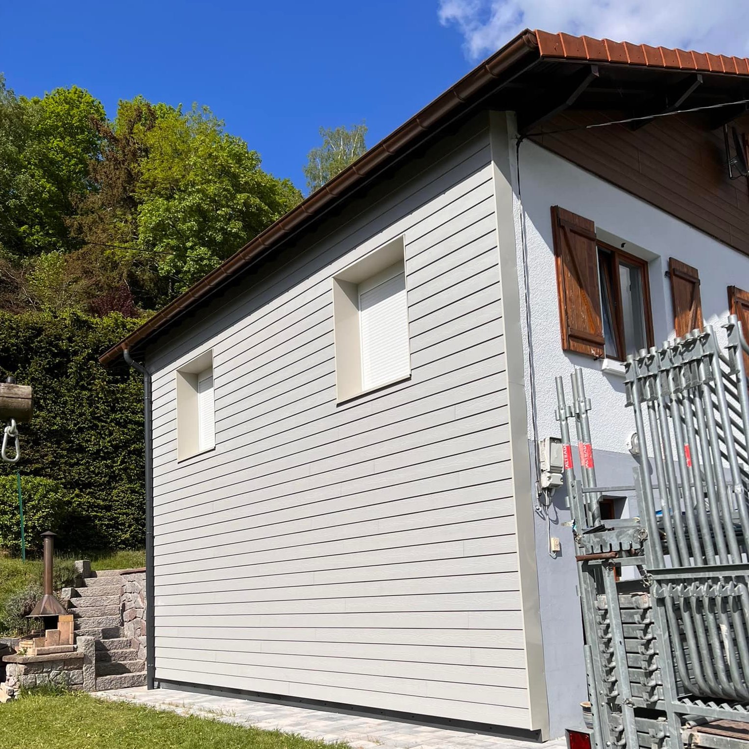 Ref 7 ledrappier bardage cedral isolation extérieure