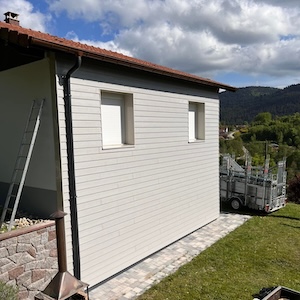 Ref7 Chalet 7 bardage PVC fini square 300